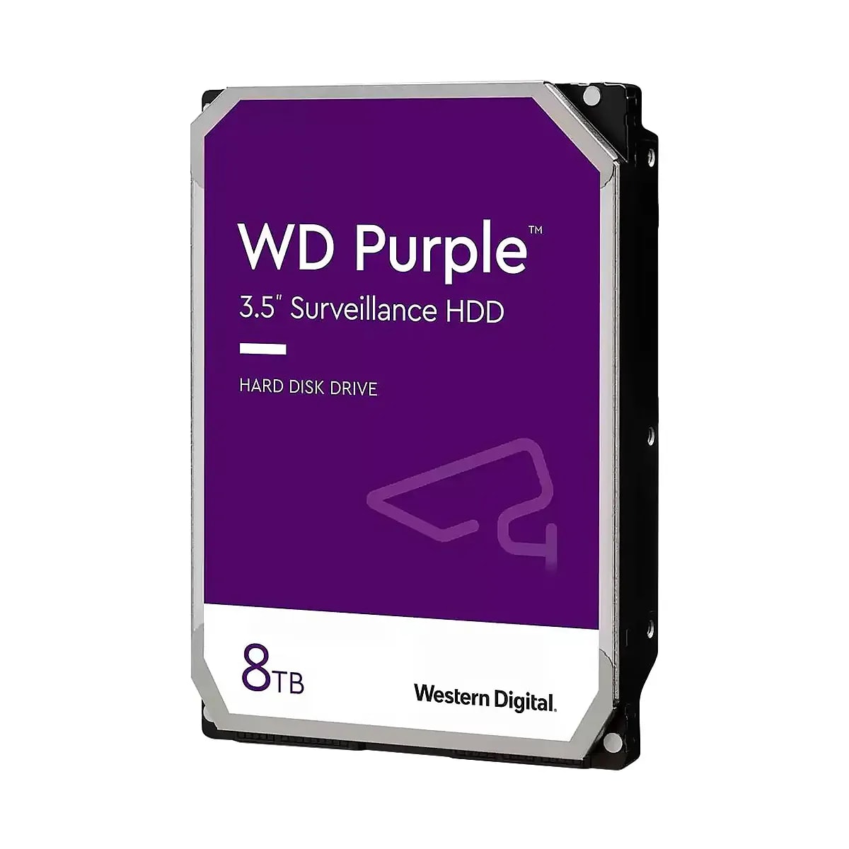 Disco Duro Western DIGITAL-INTERNO-PURPLE-8TB-5640RPM-3.5INC.-24-7-VIDEO Vigilancia Purple