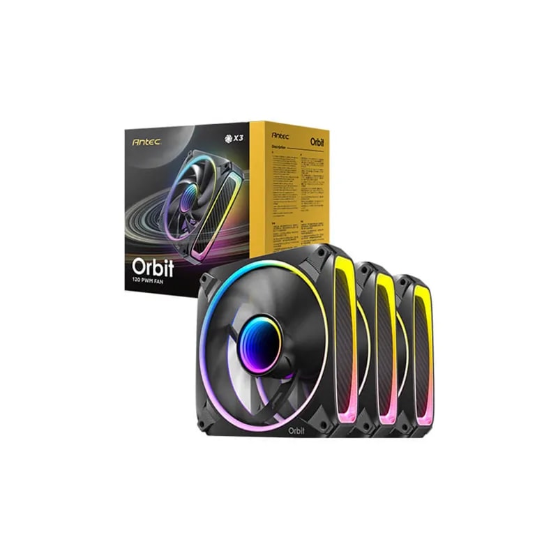 FAN Antec Orbit 120 ARGB 4-PIN 3-PIN LED / 3 IN 1 Pack