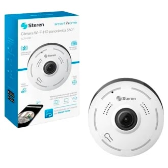 Cámara de Seguridad Steren WiFi HD 360° CCTV-232