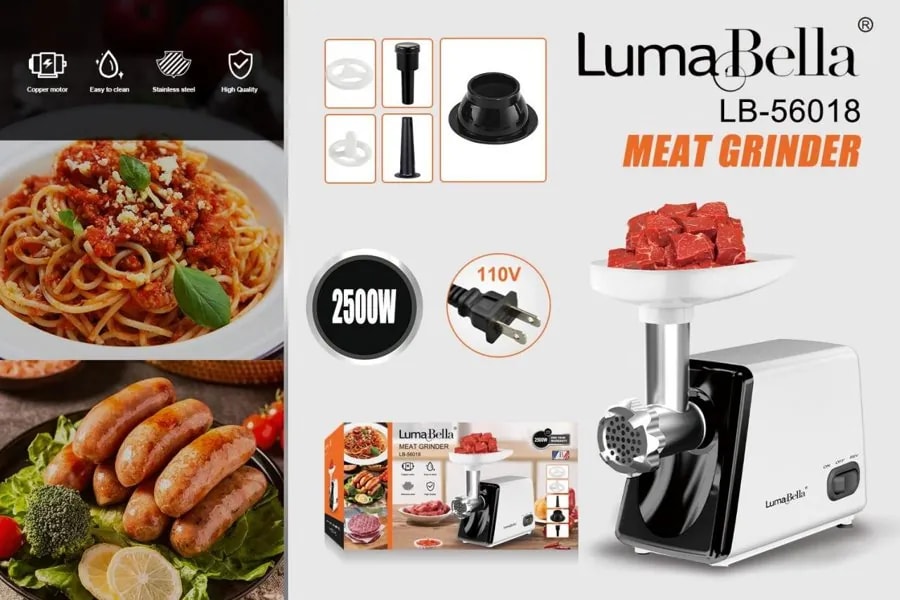 Moledora de Carne Eléctrica Luma Bella 2500W