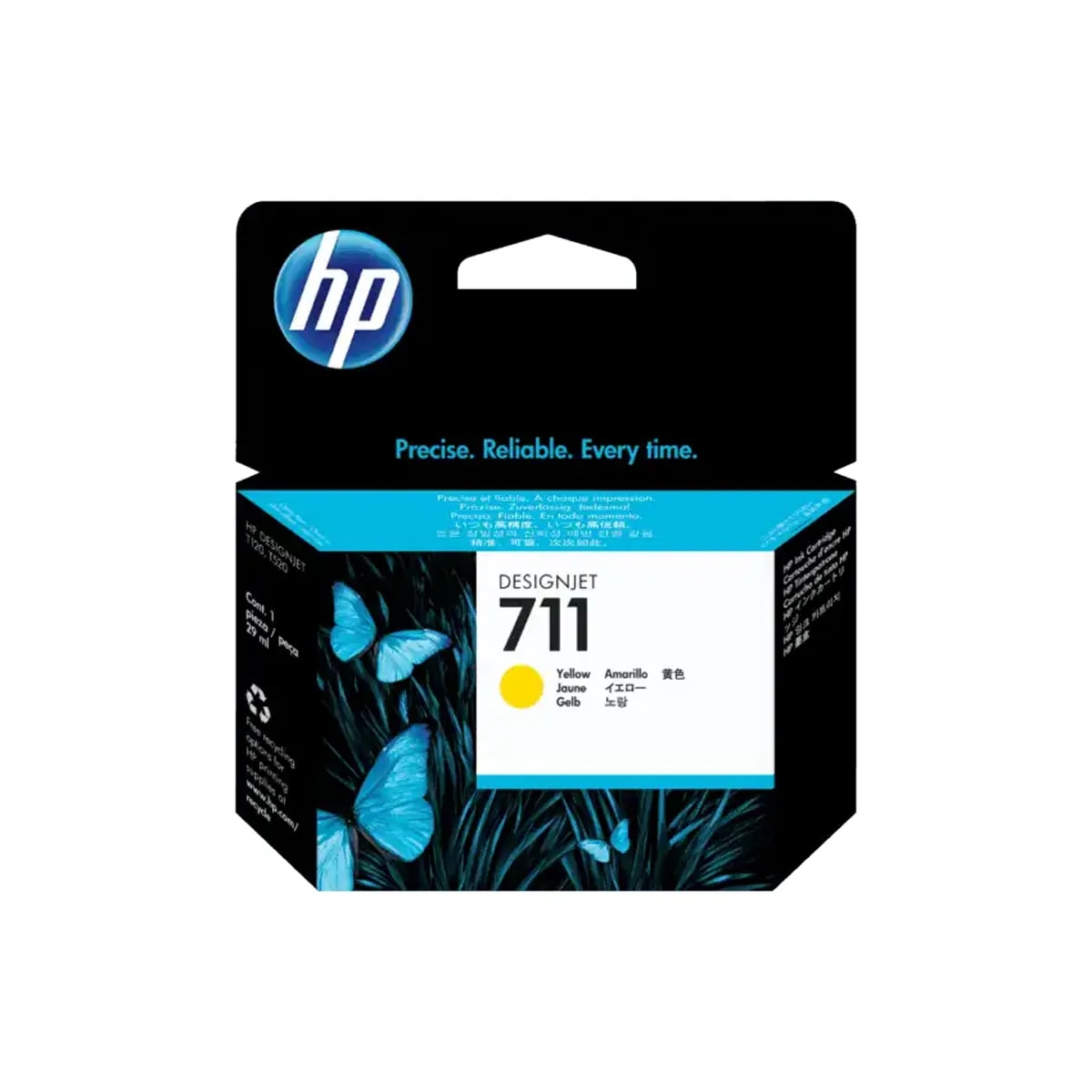 Tinta HP 711 Amarillo 120 / 520 29ML CZ132A