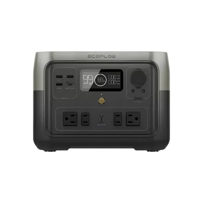Estacion Ecoflow River 2 MAX Lite / 499WH / 4 Tomas / Usb-a / Usb-c / Bat. Litio