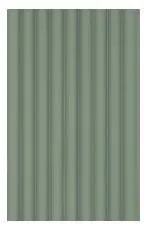 Panel de Pared WPC Acanalado Verde Salvia 10x0.9 cm x 2.9 m