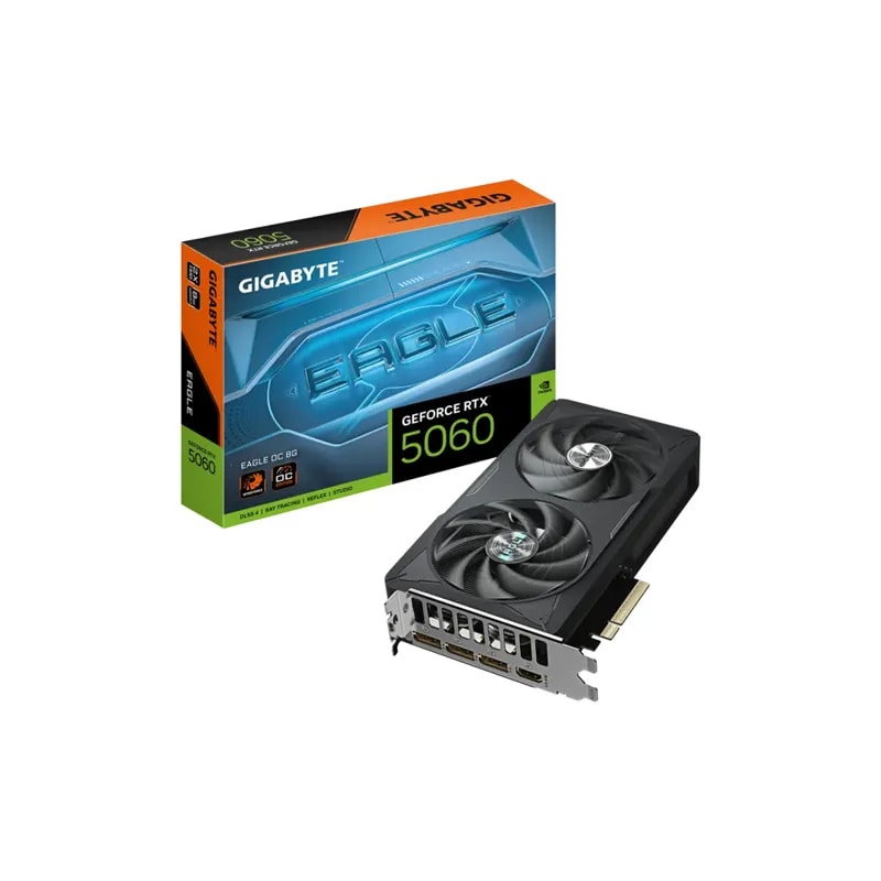 Tarjeta De Video Gigabyte Geforce RTX 5060 Eagle OC 8G GDDR7 Pci-e 5.0 9VN5060EO-00-G10