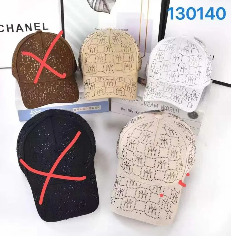 Gorra de Béisbol Jacquard con Monograma Bordado