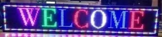 Letrero LED Programable P10 RGB Full Color 232x56 cm