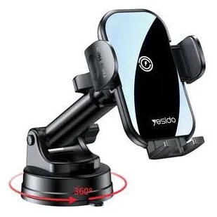 Soporte para auto con carga inalámbrica 15W Yesido C197