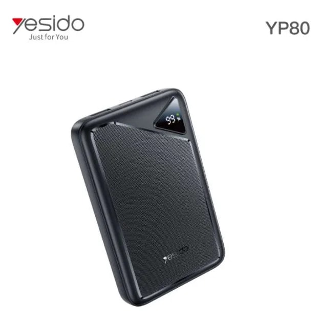 Power Bank Yesido YP80 10000 mAh con pantalla