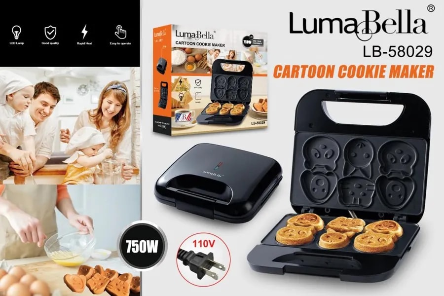 Máquina de Galletas con Figuras Luma Bella 750W