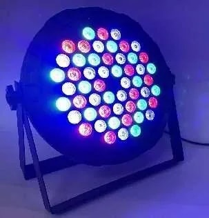 Reflector PAR LED RGB 54 LEDs DMX para Eventos