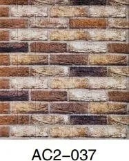 Adhesivo de Pared 3D Efecto Ladrillo Rojo