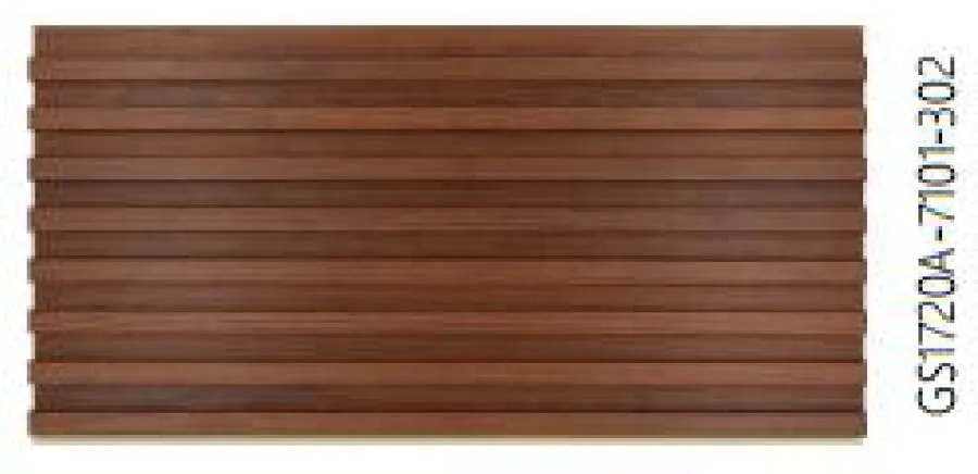 Panel de Pared WPC Ranurado Madera Rojiza 16.8x1.6 cm x 2.9 m
