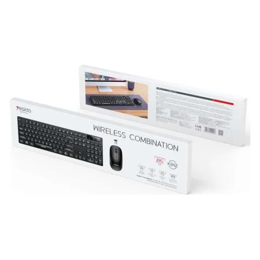 Combo teclado y mouse inalámbrico Yesido KB42