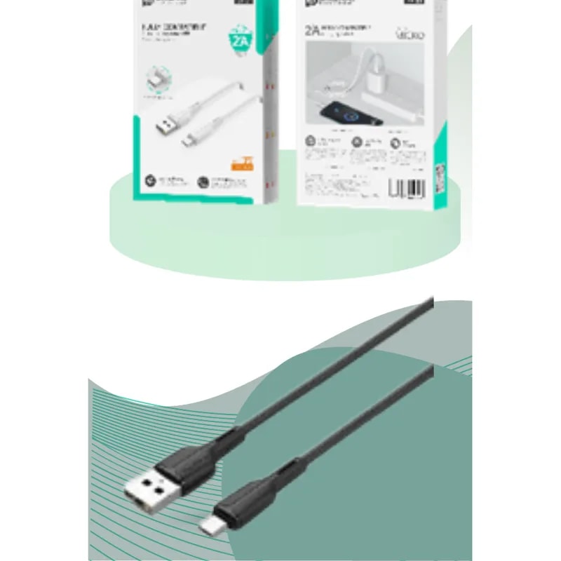 Cable Sikenai SH-01 USB a Micro USB (V8) 2A 1.2 m