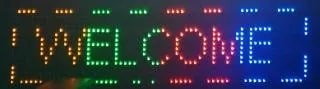 Letrero LED Programable P10 Multicolor 68x20 cm