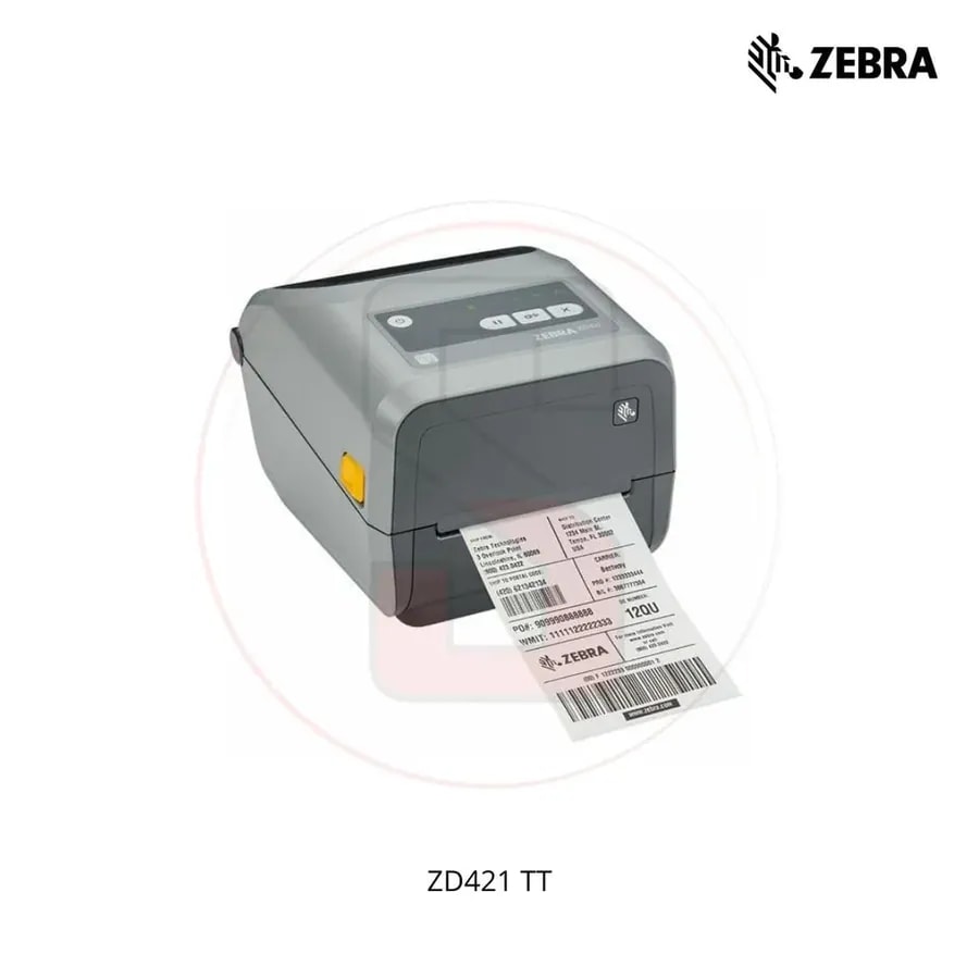 Impresora De Etiquetas Zebra ZD421 TT Escritorio 74 / 300M / 203 DPI Usb,usb Host ,BTLE5,RED