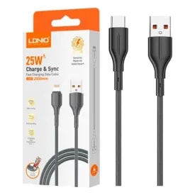 Cable LDNIO LS852 2M 25W USB a USB-C - Cordón