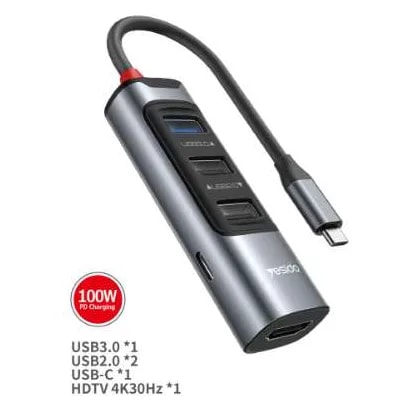 Hub USB-C 5 en 1 Yesido HB22
