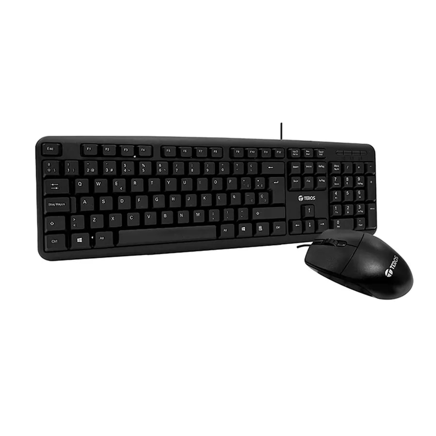 KIT Teclado Y Mouse Teros TE-4062 USB Negro