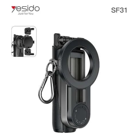 Mini palo selfie magnético con clip Yesido SF31