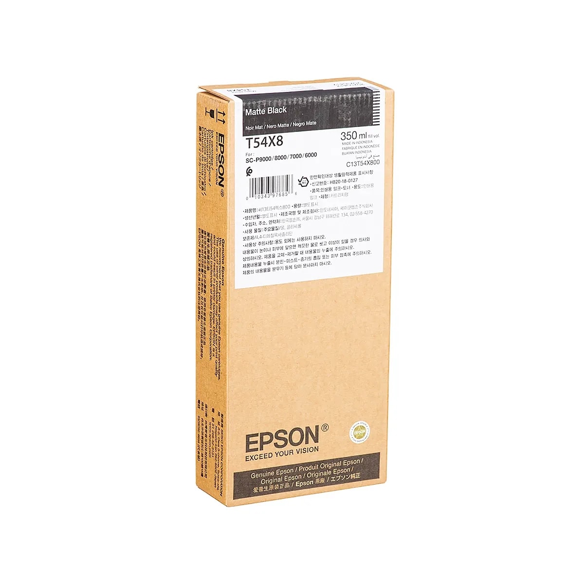 Cartucho Epson Siglepack Matte Black T54X800 Ultrachrome Hdx-dh 350ml for SC 7000-9000