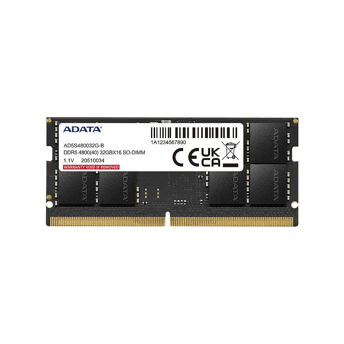 So-dimm Adata 32GB DDR5-4800 MTS L40 1.1V
