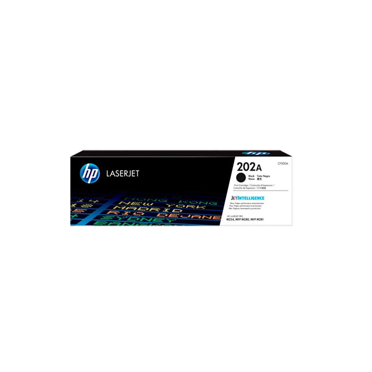 Toner HP 202A Negro Laserjet M254DW / M281FDW 1400 PAG CF500A