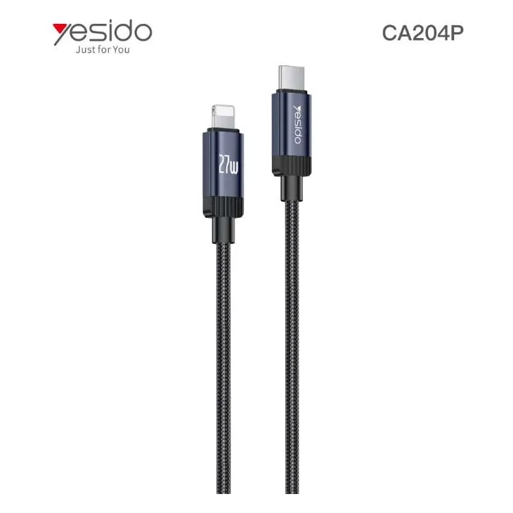 Cable Yesido CA204P USB-C a Lightning PD