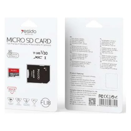 Tarjeta Micro SD Yesido FL18 128GB
