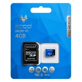 Memoria Micro SD ECCO 4GB