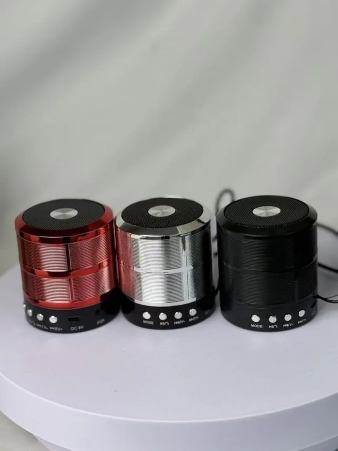 Mini Parlante Bluetooth Metálico Portátil