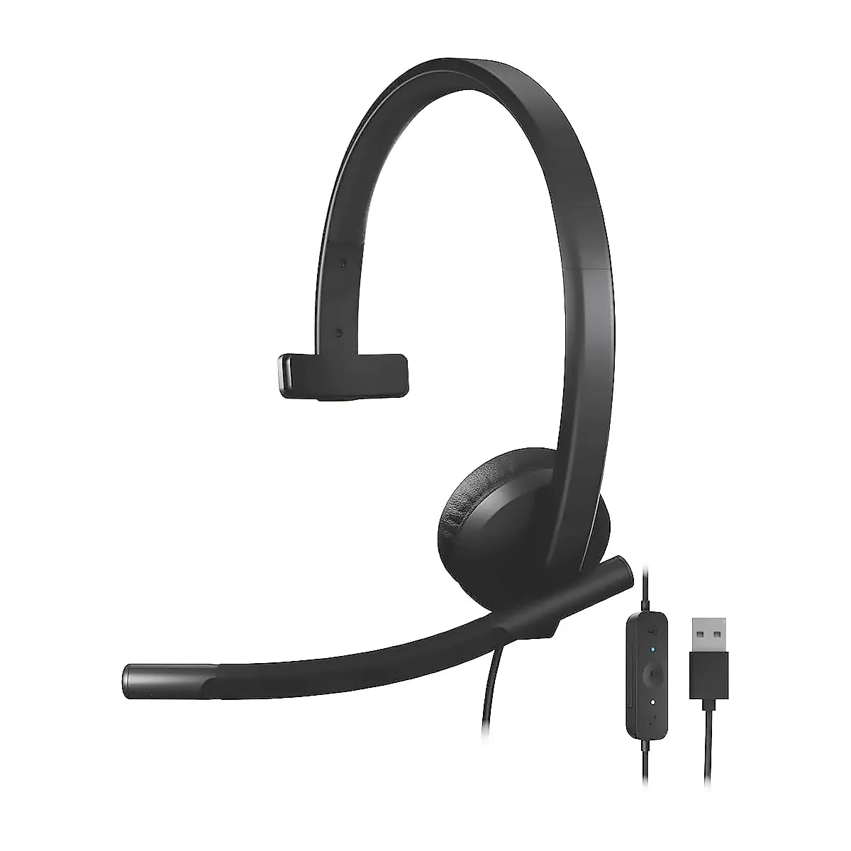 HeadSet Logitech USB Mono H570e Wired Noise-canceling Negro