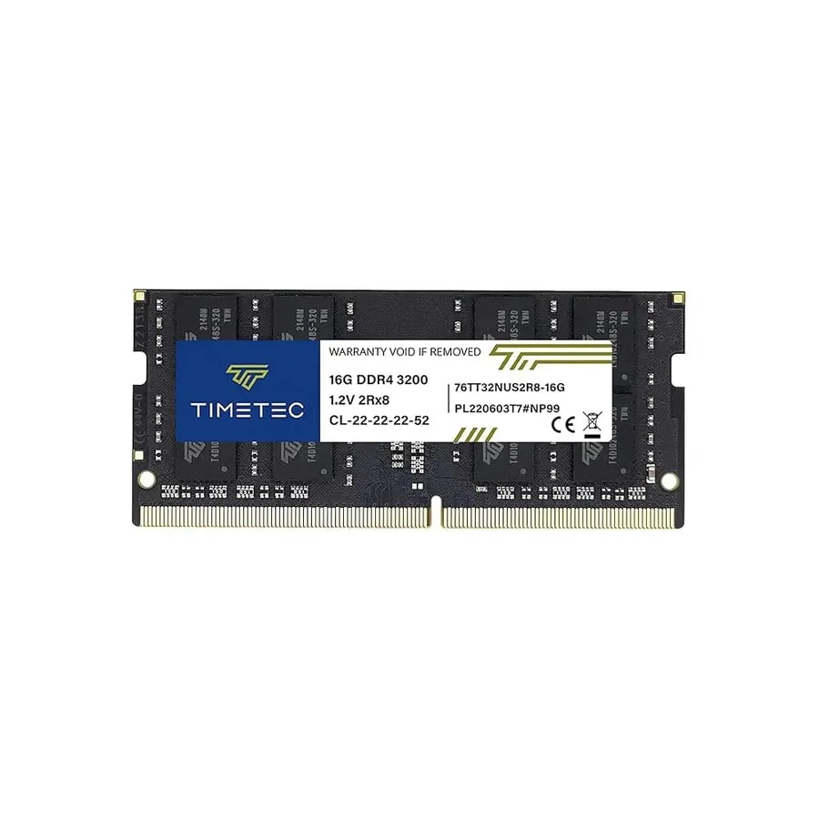 RAM Genericos / - / Asia Timetec DDR4 16GB 3200MHZ 260PINES Sodimm