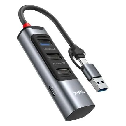 Hub USB 4 en 2 Yesido HB19