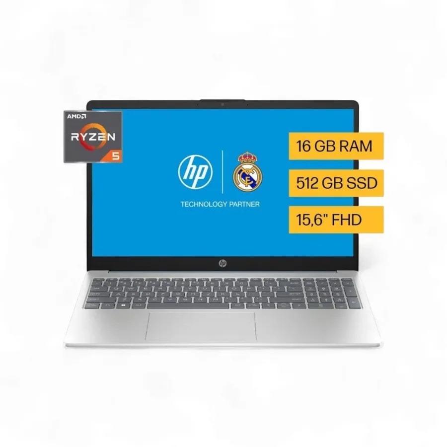 Computador HP Portatil 15-FC0256LA / Ryzen 5-7520U / 512GB / 16GB / 15.6 FHD / Freedos / Moonlight