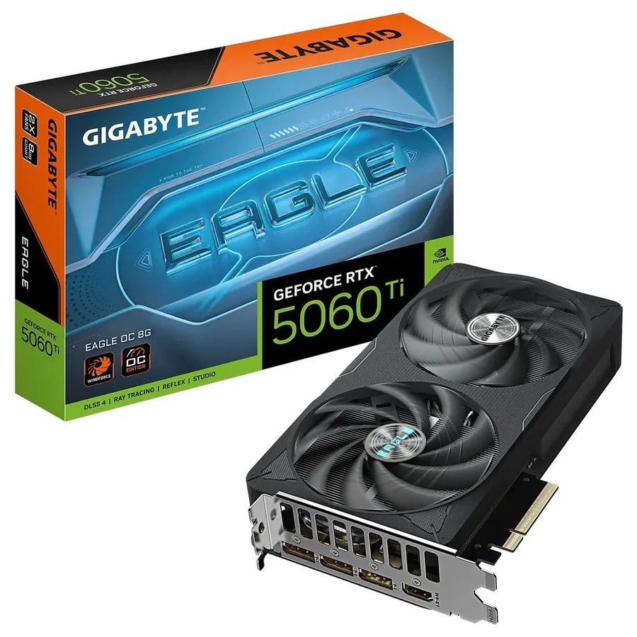 Tarjeta De Video Gigabyte Geforce RTX 5060 TI Windforce 8G GDDR7 2572MHZ 28GBPS Pci-e 5.0