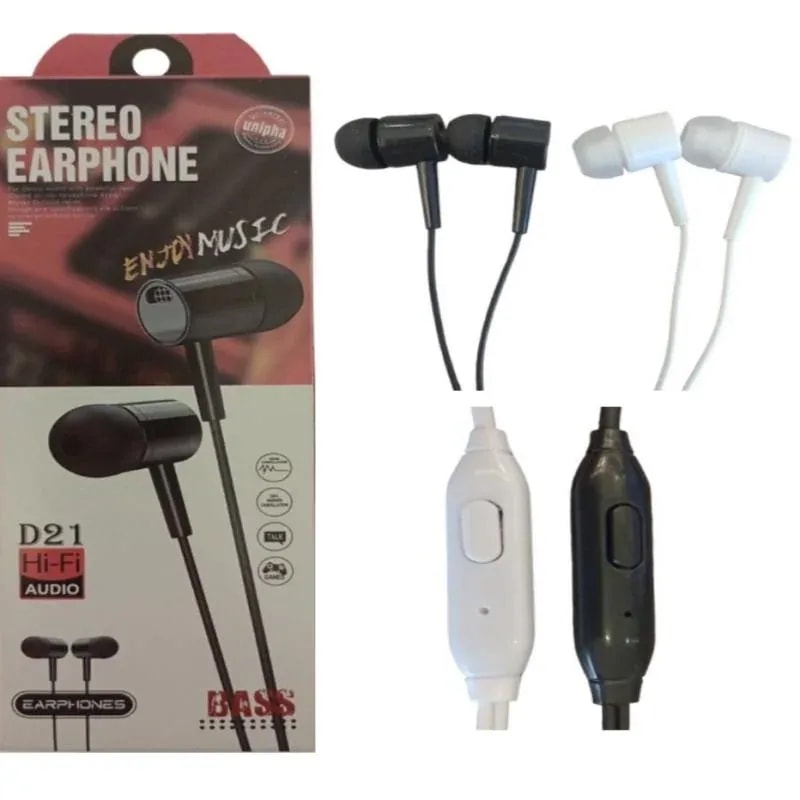 Auriculares cable D21