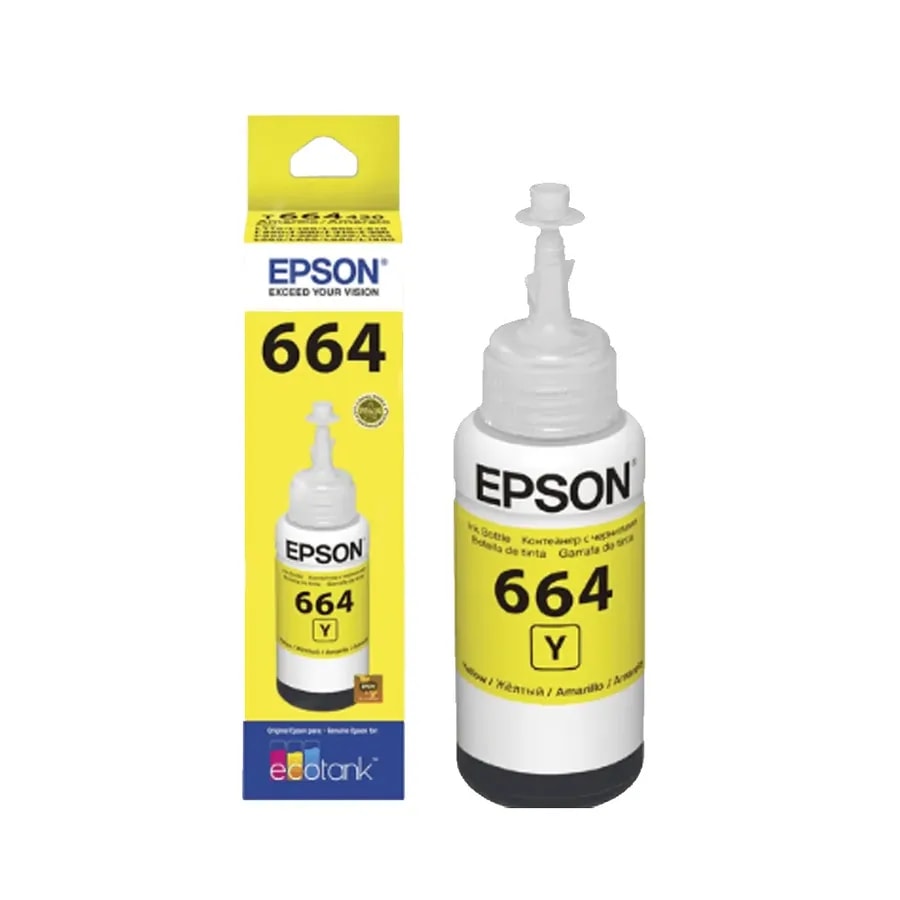 Botella epson T664 amarillo l110/l200/l210/l350/l3 6500 pag T6644