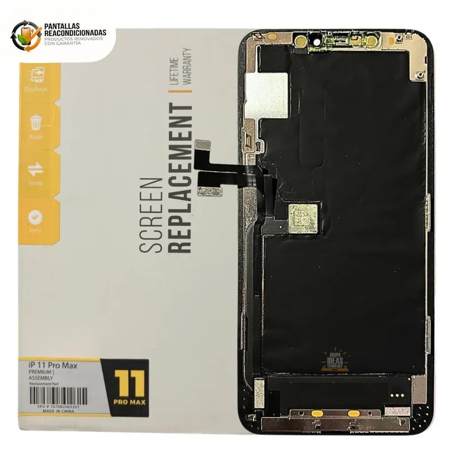 Pantalla iPhone 11 Pro Max qoody(real fhd,cof) original size