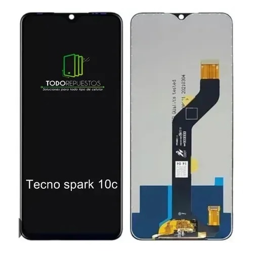 Cambio de pantalla de Tecno 10C