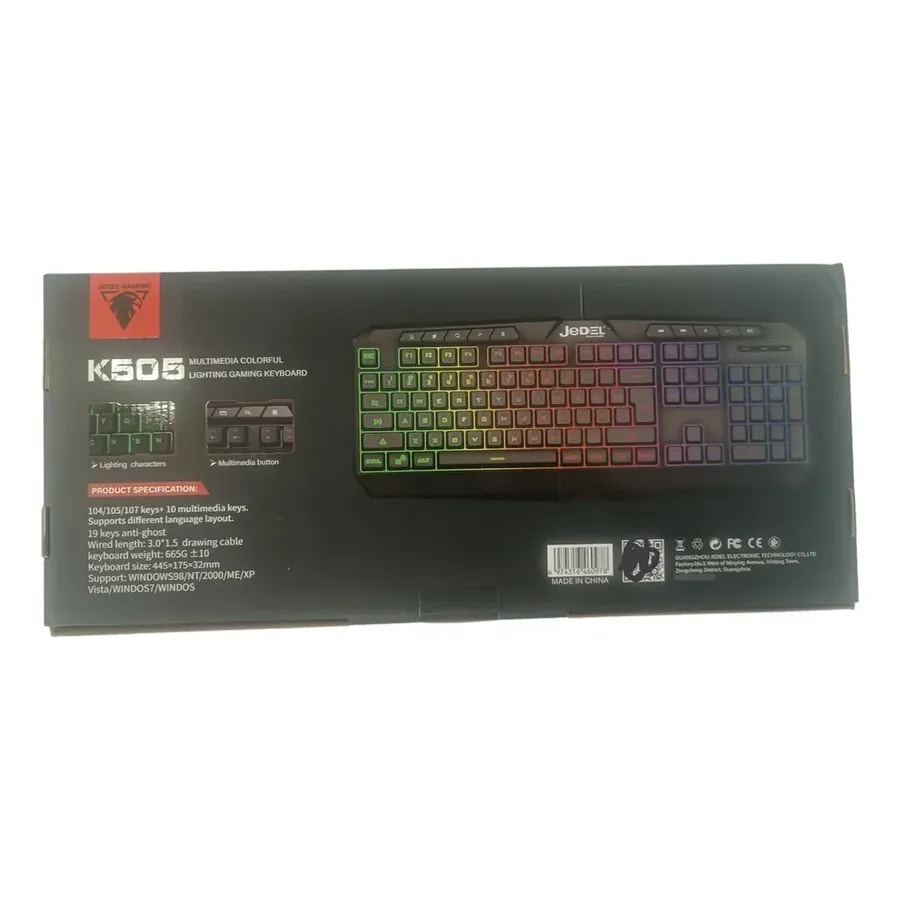 Teclado jedel gamer K505