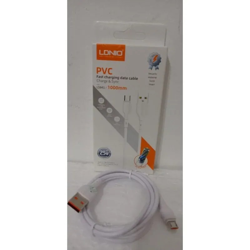Cable ldnio LS841 1M 25W USB-V8 white
