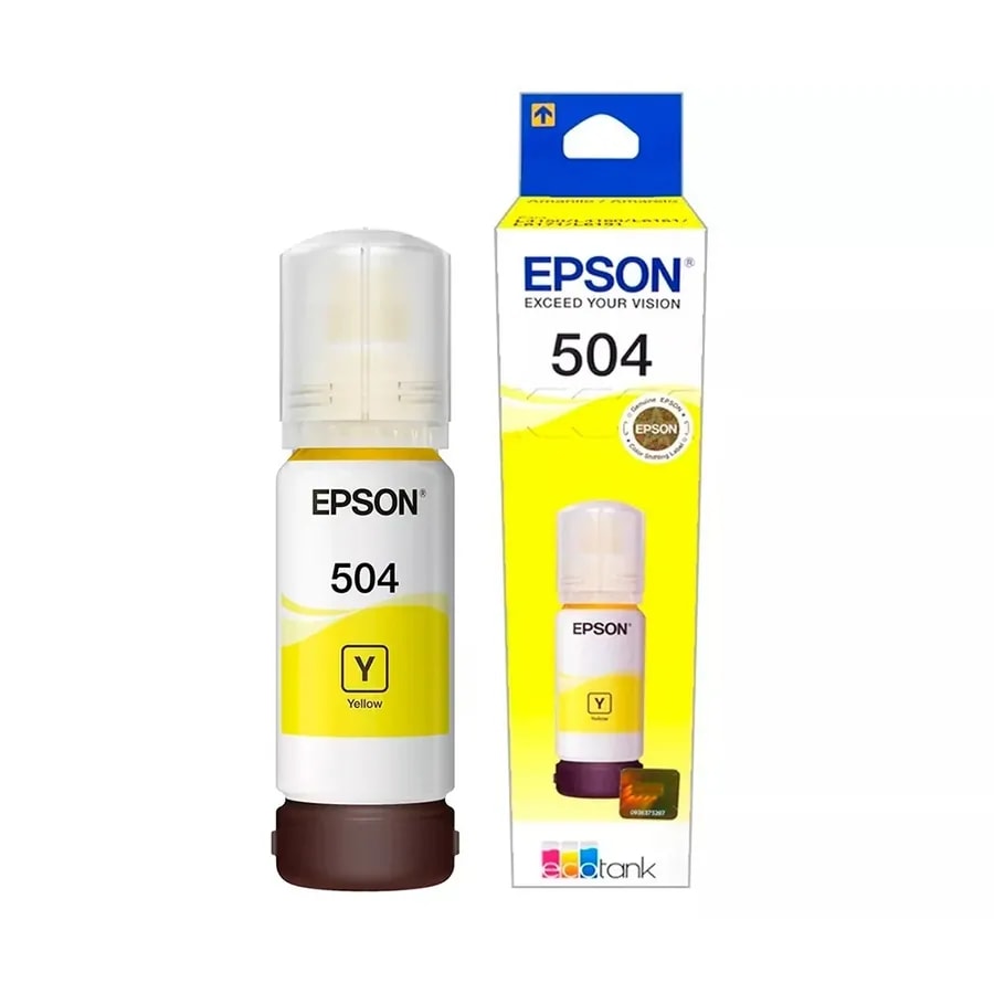 Tinta de impresora epson yellow 504