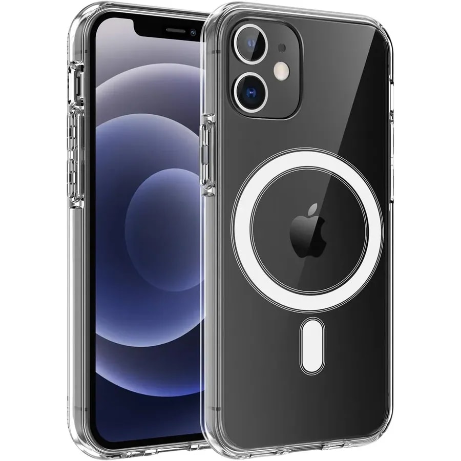 Estuche magnético CRM-01 1.5MM fuerza magnetica 2000 iPhone 11 tansparente con empaque individual