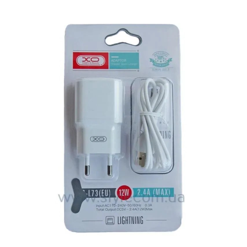 Cargador XO L99 us 2.4A tipo con