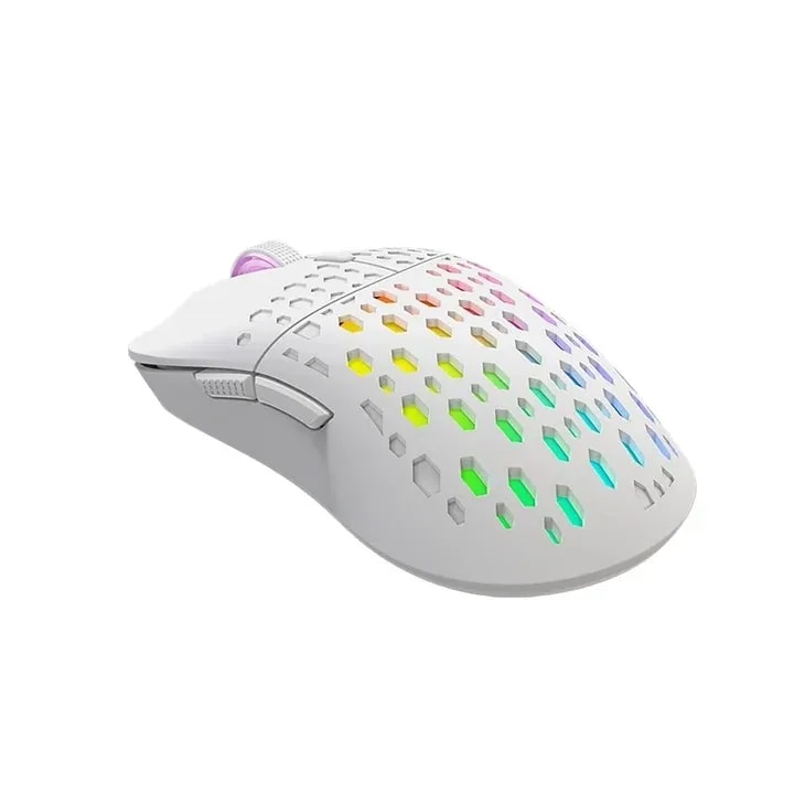 Mouse xtrike me GM-209W wh 6 bot dpi 1200 1800 2400 3600 4800 8000 rgb 7 colores USB