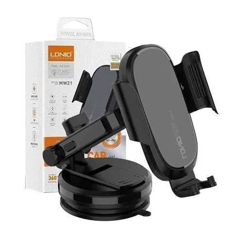 Soporte veh ldnio MW21-1 wirealess 15W black