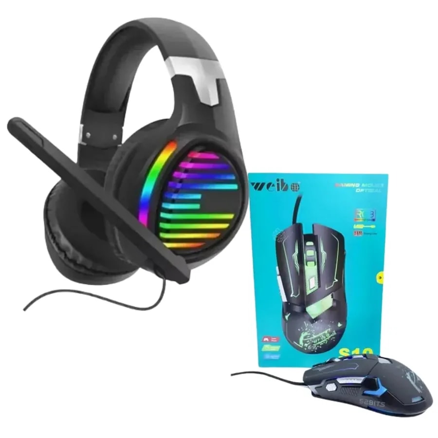 Audífonos gamer weibo G10