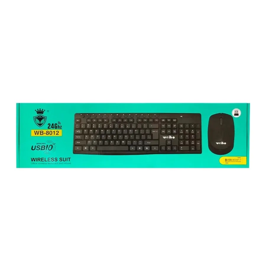 Teclado inalambrico weibo+mouse WB216