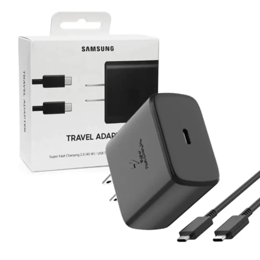 Cargador Samsung tipo con 45W